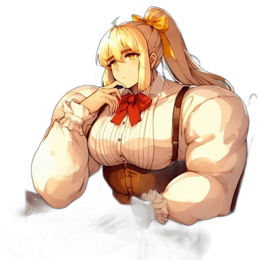 dress, staff, weapon, creature transparent PNG cut-out