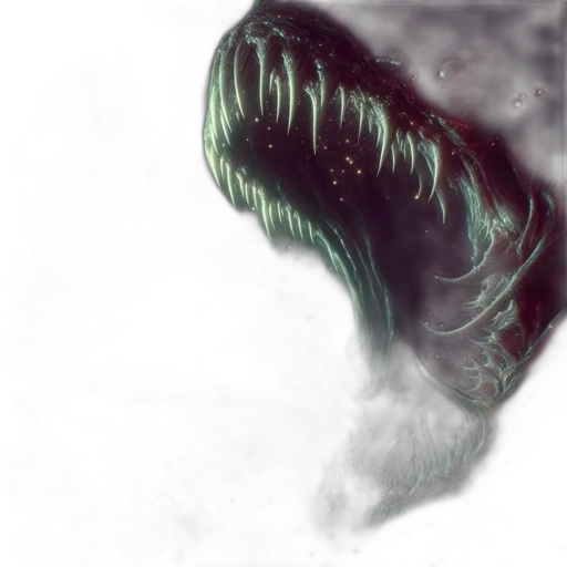 creature, hair, mask, dragon transparent PNG cut-out