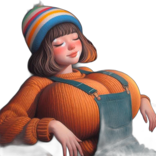 hat, dress, jacket, creature transparent PNG cut-out