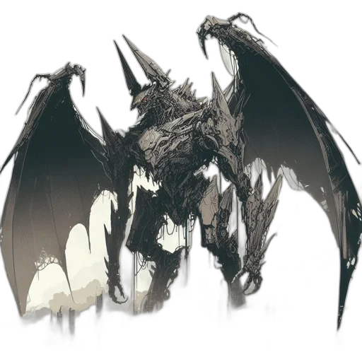 dragon, creature, animal, weapon transparent PNG cut-out
