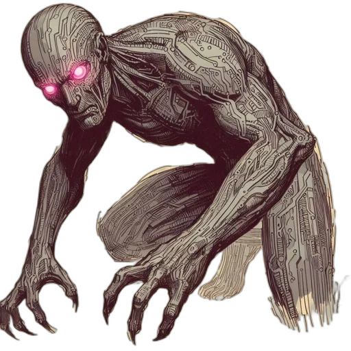 creature, animal, mask, robot transparent PNG cut-out