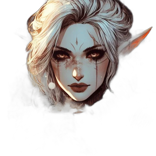 face, mask, staff, dragon transparent PNG cut-out