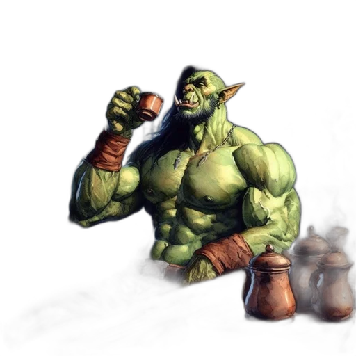 staff, bottle, creature, weapon transparent PNG cut-out