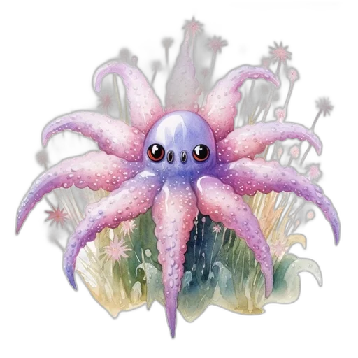 creature, animal, flower, crown transparent PNG cut-out