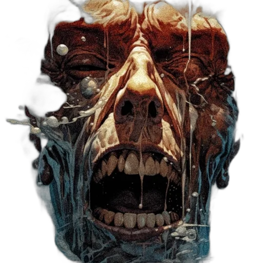 face, mask, creature, robot transparent PNG cut-out