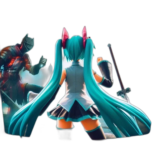 weapon, robot, staff, sword transparent PNG cut-out
