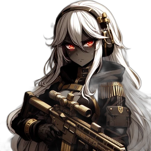 weapon, concept art, anime, pixel art transparent PNG cut-out