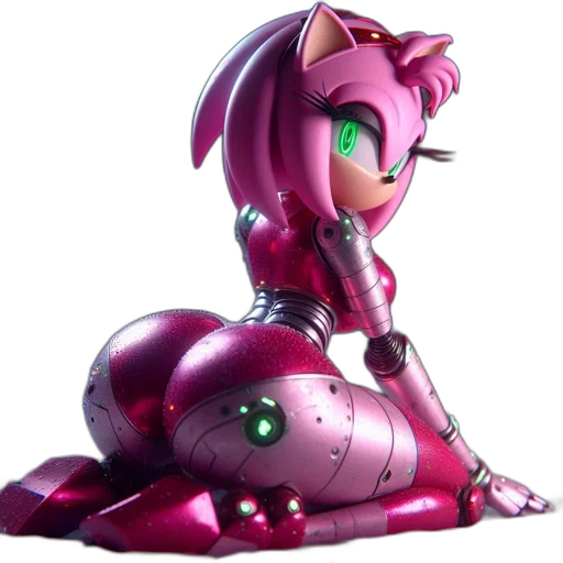 robot, weapon, 3d render, concept art transparent PNG cut-out