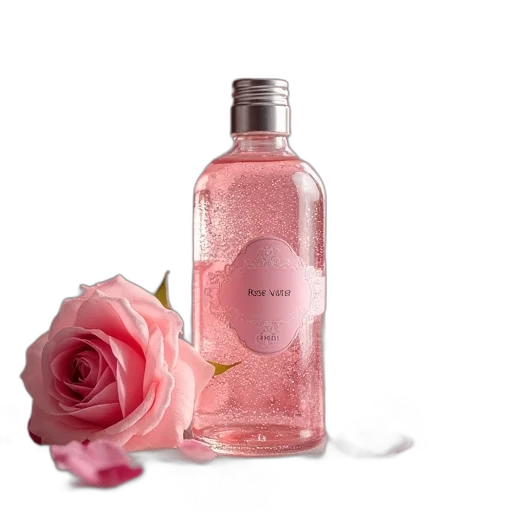 bottle, bulgarian, rose, water transparent PNG cut-out