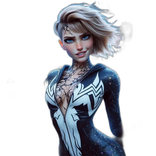 dress, robot, concept art, comic book art transparent PNG cut-out