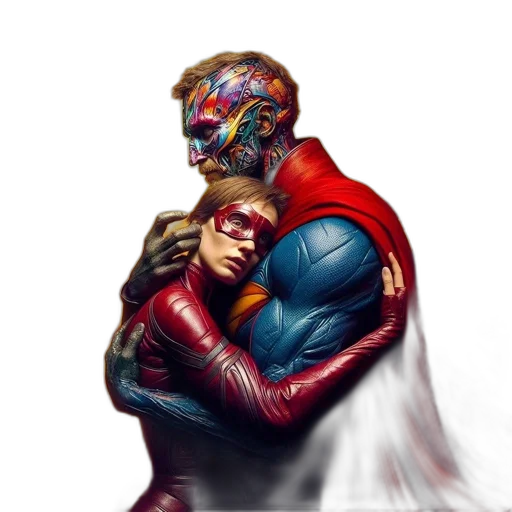 mask, robot, comic book art, concept art transparent PNG cut-out