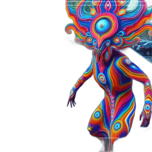 creature, dress, mask, robot transparent PNG cut-out