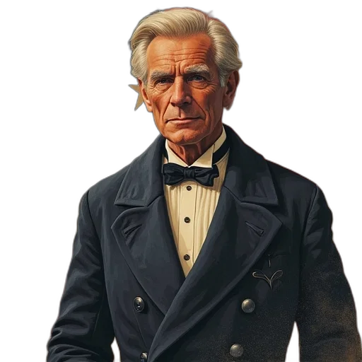 jacket, face, staff, photorealistic transparent PNG cut-out