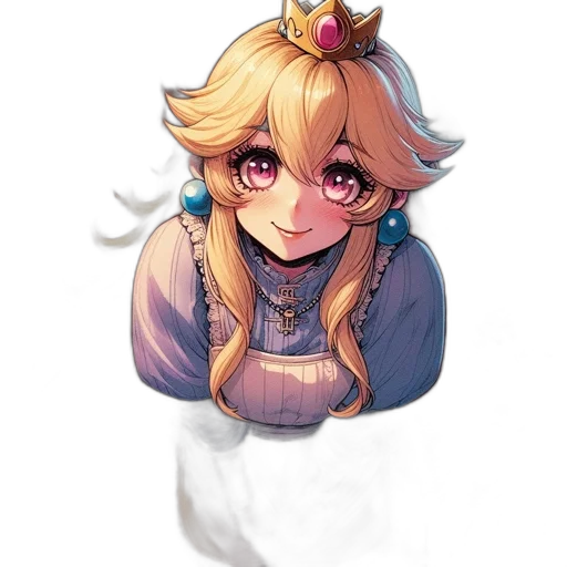 crown, staff, face, dress transparent PNG cut-out
