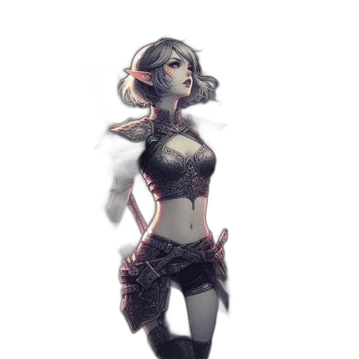 dress, staff, mask, robot transparent PNG cut-out