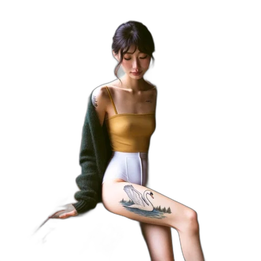 dress, jacket, jewelry, creature transparent PNG cut-out