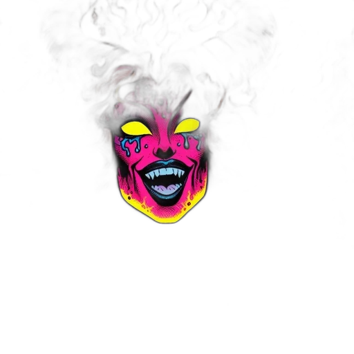 mask, face, creature, hair transparent PNG cut-out