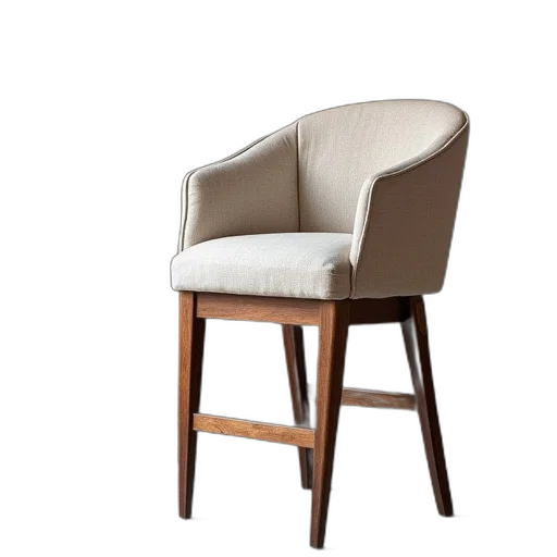 furniture, 3d render, earth tones, arm transparent PNG cut-out