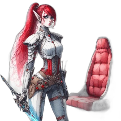 sword, weapon, staff, fantasy art transparent PNG cut-out