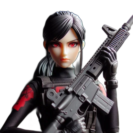 weapon, concept art, 3d render, cyberpunk transparent PNG cut-out