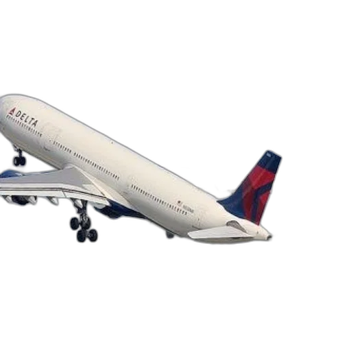 delta, airplane, taking, off transparent PNG cut-out