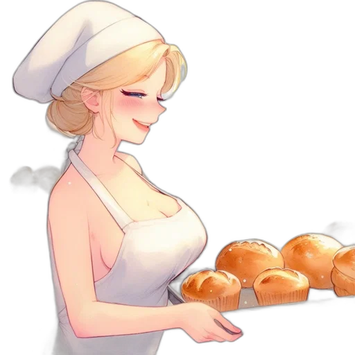 food, dress, hat, staff transparent PNG cut-out