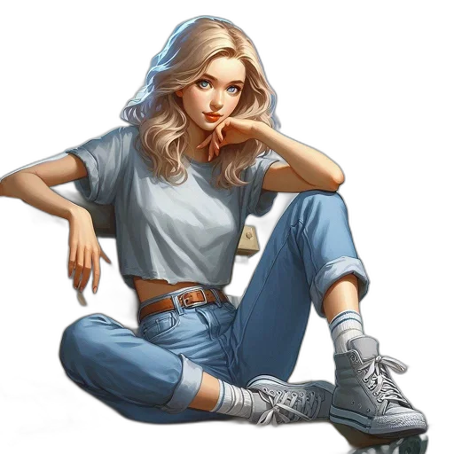 shoes, concept art, comic book art, photorealistic transparent PNG cut-out