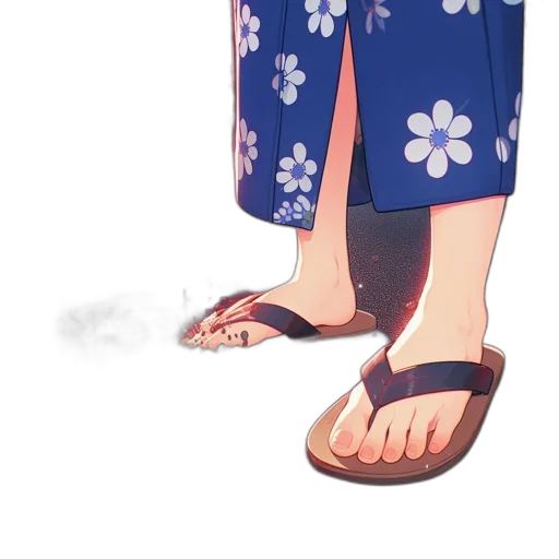 shoes, dress, flower, creature transparent PNG cut-out