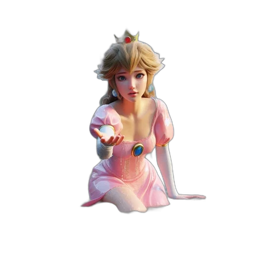 dress, crown, staff, jewelry transparent PNG cut-out