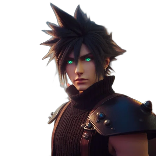 dragon, staff, face, hair transparent PNG cut-out