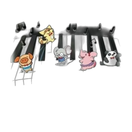 concept art, playful, cartoon, featuring transparent PNG cut-out