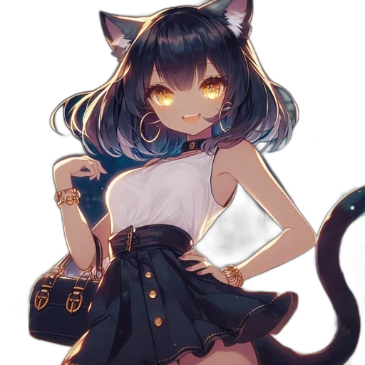 staff, dress, weapon, anime transparent PNG cut-out