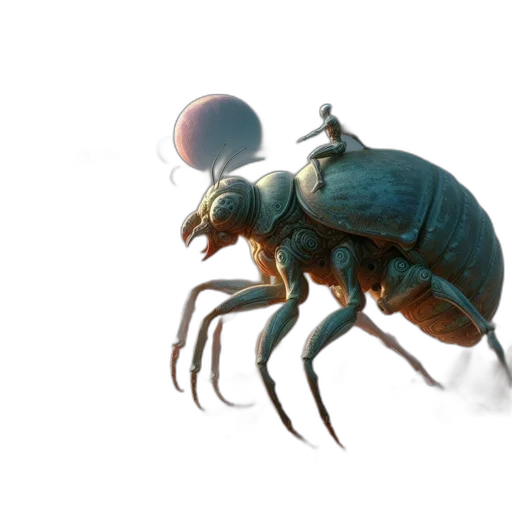 creature, animal, robot, concept art transparent PNG cut-out