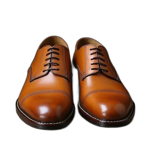 shoes, photorealistic, 3d render, vintage transparent PNG cut-out