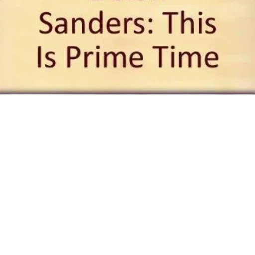 image, shows, title, sanders transparent PNG cut-out