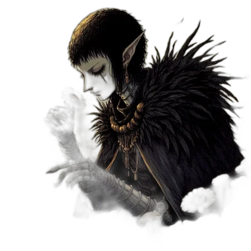 dragon, staff, mask, creature transparent PNG cut-out