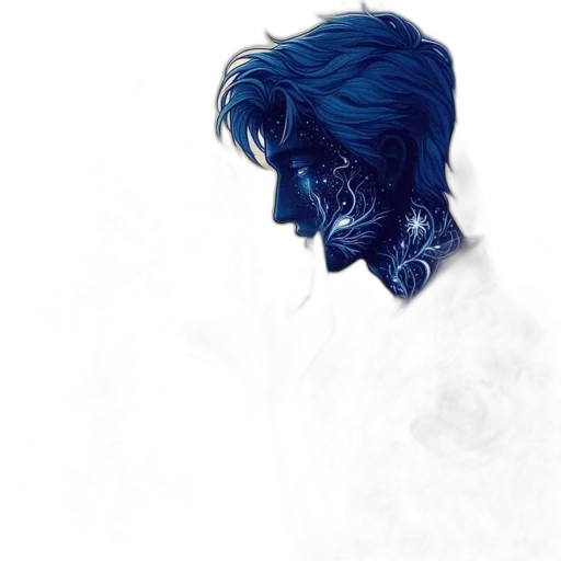 hair, face, mask, dragon transparent PNG cut-out