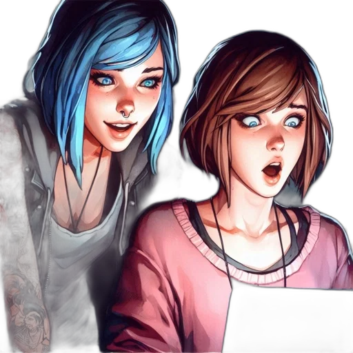 concept art, comic book art, fantasy art, anime transparent PNG cut-out