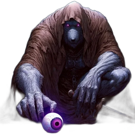 creature, mask, animal, concept art transparent PNG cut-out