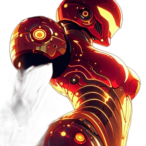robot, mask, weapon, dragon transparent PNG cut-out