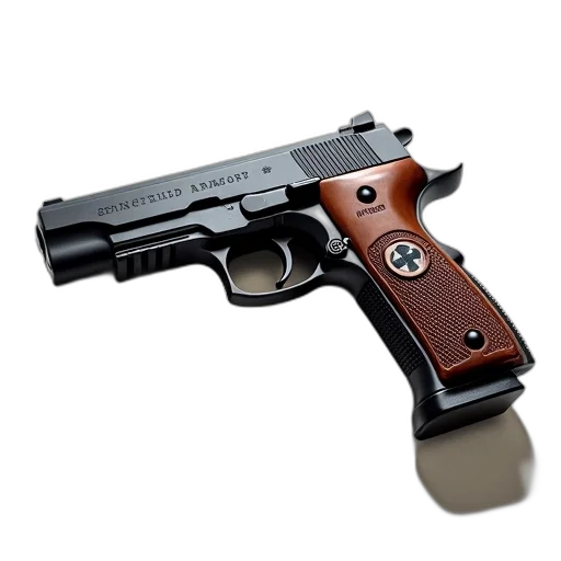 weapon, 3d render, close-up, image transparent PNG cut-out