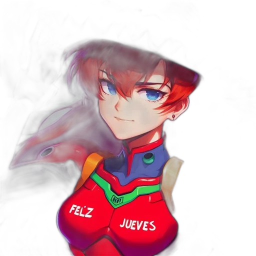 jacket, robot, staff, dragon transparent PNG cut-out
