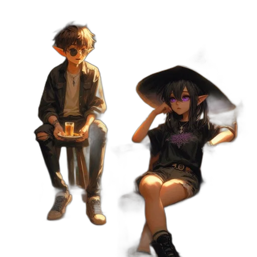 umbrella, staff, mask, dress transparent PNG cut-out