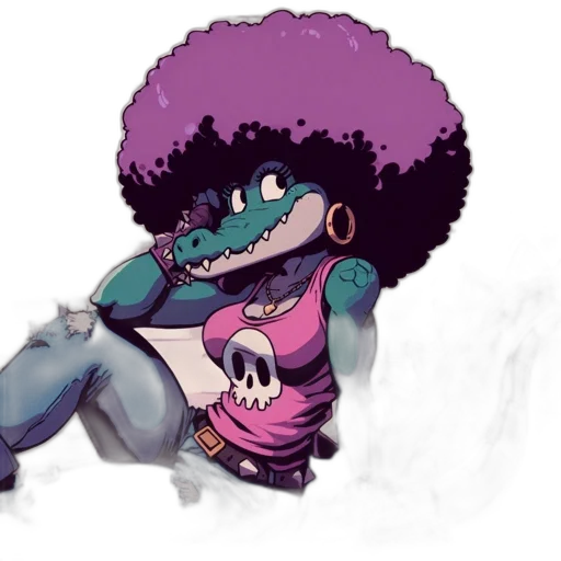 creature, dragon, hat, staff transparent PNG cut-out
