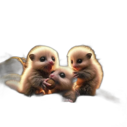 animal, creature, 3d render, concept art transparent PNG cut-out