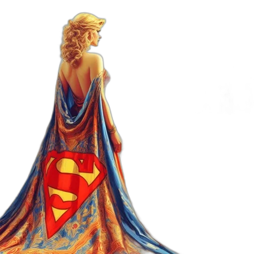 dress, concept art, comic book art, fantasy art transparent PNG cut-out