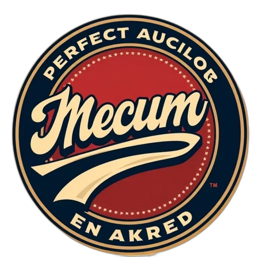 mecum, auctions, logo transparent PNG cut-out