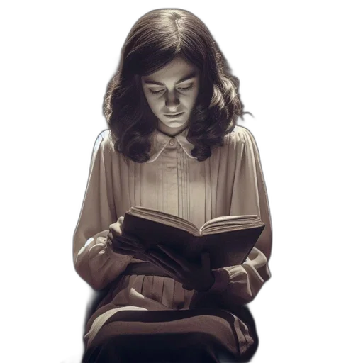 face, dress, comic book art, photorealistic transparent PNG cut-out