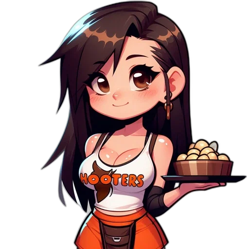 staff, food, pixel art, cartoon transparent PNG cut-out