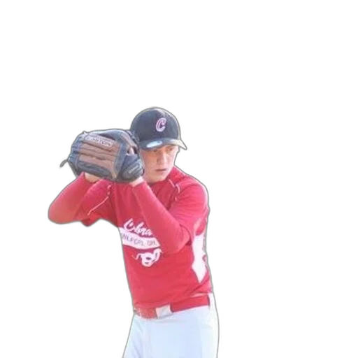 staff, baseball, player, red transparent PNG cut-out